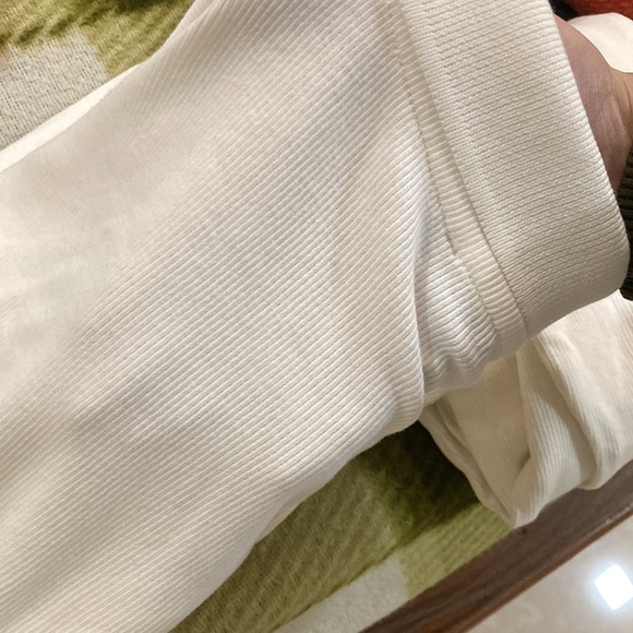 ZARA White Ribbed Shirt - Picture 9 of 9